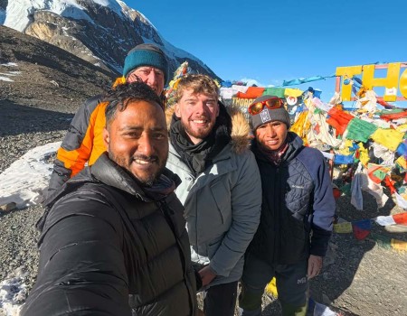 Thorong La during Annapurna Circuit